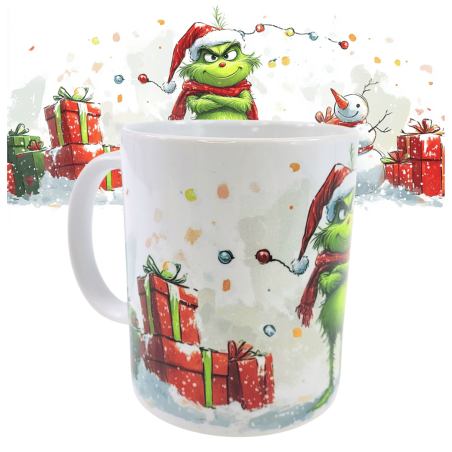 Kubek ceramiczny 330ml świąteczny GRINCZ na święta