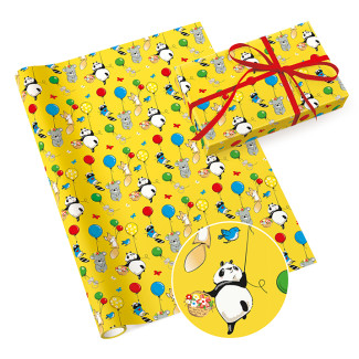 papier prezentowy PANDA dla...