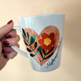 Kubek do Latte ceramiczny 300 ml NAJLEPSZA BABCIA na Dzień Babci
