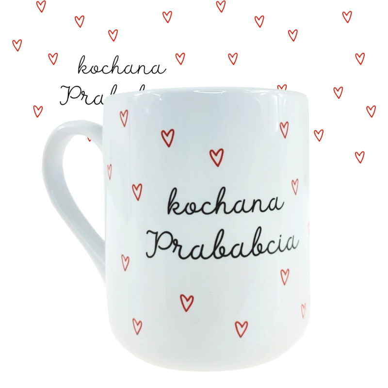 Kubek ceramiczny 330ml Kochana Prababcia na Dzień Babci