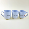 Kubek ceramiczny 290 ml na walentynki z nadrukiem You are my love