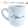 Kubek ceramiczny 290 ml na walentynki z nadrukiem You make me happy