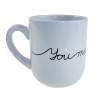 Kubek ceramiczny 290 ml na walentynki z nadrukiem You make me happy