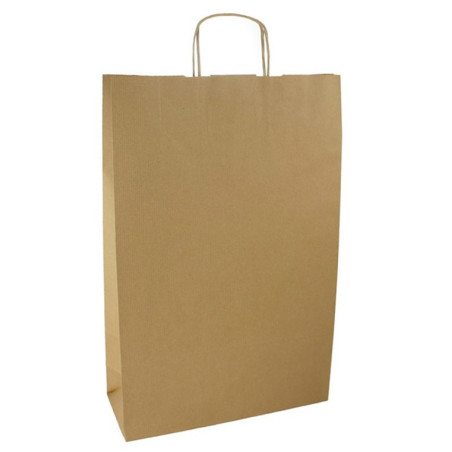 Torba papierowa 33x12x50 cm - eko brązowa Torba papierowa 33x12x50 cm - eko brązowa