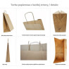 Torba papierowa 33x12x50 cm - eko brązowa