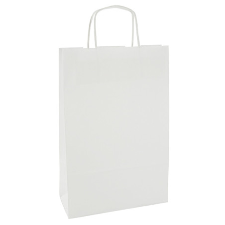 Torba papierowa 33x12x50 cm - biała Torba papierowa 33x12x50 cm - biała