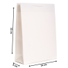 Torba prestiż biała 24x9x32cm -50 szt