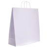 Torby papierowe eko BIAŁA 45x17x48 cm