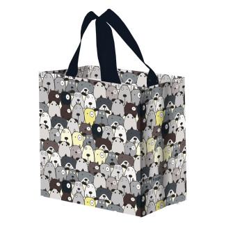 Torba mini PYSIAKI 25x15x27cm – wytrzymała torba na zakupy z uroczym wzorem