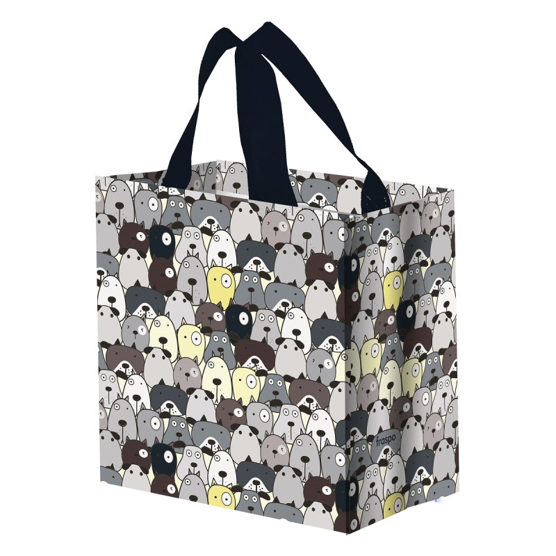 Torba mini PYSIAKI 25x15x27cm – wytrzymała torba na zakupy z uroczym wzorem