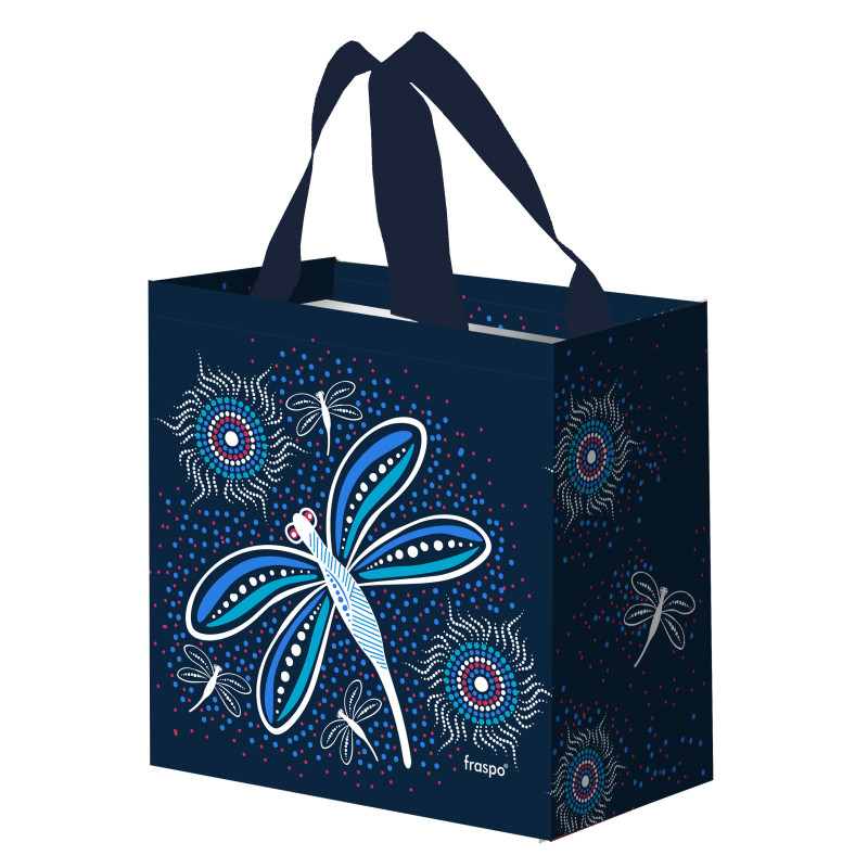Torba mini WAŻKA 26x15x27cm – funkcjonalna torba na zakupy z eleganckim wzorem