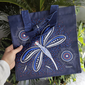 Torba mini WAŻKA 26x15x27cm – funkcjonalna torba na zakupy z eleganckim wzorem