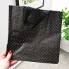 Torba mini KROPKI 25x15x27cm – mocna torba na zakupy z modnym wzorem w kropki