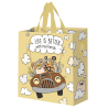 Torba na zakupy WESOŁY SAMOCHODZIK 30x14x33cm – pojemna torba dziecięca 14l, wytrzymała do 20 kg