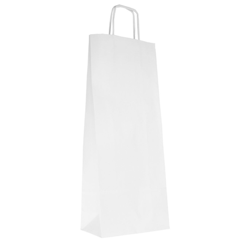 Torby papierowe EKO BIAŁA 16x8x39 cm / 25 szt