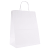 Torby papierowe BIAŁE 25x15x32 cm