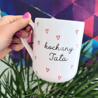Kubek na dzień TATY z nadrukiem "Kochany TATA"