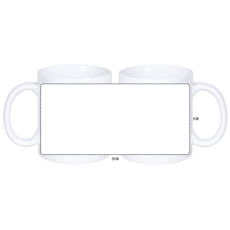 Kubek z nadrukiem FULLPRINT foto biały 330ml z Twoim NADRUKIEM od 1 szt