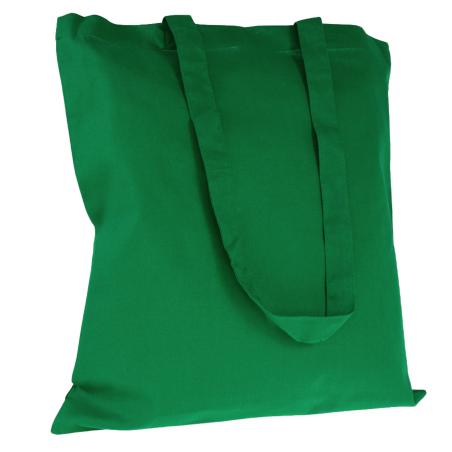 Torba bawełniana 38x42cm zielona