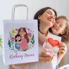 Torba papierowa z nadrukiem KOCHANEJ MAMIE córka