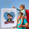 Torba papierowa z nadrukiem SUPER TATA
