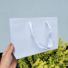 Torba laminowana Premium biała mat 21x7x15cm 210g/m2