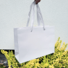 Torba laminowana Premium biała mat 21x7x15cm 210g/m2
