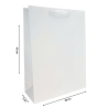 Torba laminowana Premium biała mat 30x12x40cm 210g/m2