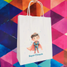 Torba papierowa z nadrukiem SUPER CHŁOPAK