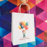 Torba papierowa z nadrukiem NAJLEPSZY CHŁOPAK balony
