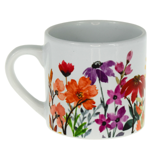 Kubek ceramiczny mały kwiaty 180ml