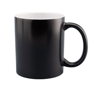 Kubek magic czarny matowy z Twoim NADRUKIEM