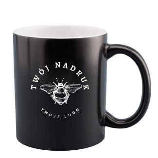 Kubek magic czarny matowy z...