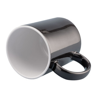 Kubek magic czarny matowy z Twoim NADRUKIEM