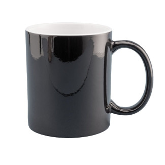 Kubek magic czarny matowy z Twoim NADRUKIEM