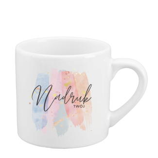 Kubek biały mały 180 ml z...