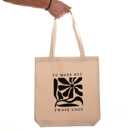 Torba bawełniana z Twoim nadrukiem jednokolorowym z folii FLEX