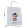 Torba papierowa z nadrukiem pasowanie na żłobkowicza TYGRYSEK