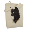Torba bawełniana ecru 220g z nadrukiem kota amerykańskiego  -torba dla miłośników kotów
