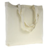 Torba bawełniana ecru 38x42cm z dnem i bokami uchwyt długi