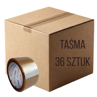 Taśma klejąca transparentna Solvent 48/60 - 36 rolek