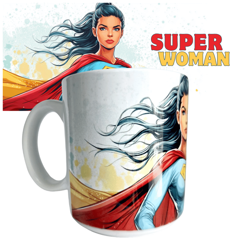 Kubek ceramiczny SUPER WOMAN 330ml na dzień kobiet