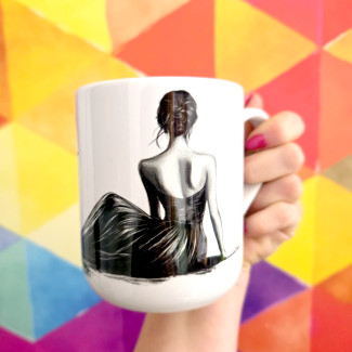 Kubek ceramiczny KOBIETA idealnie nieidealna 330ml na Dzień Kobiet