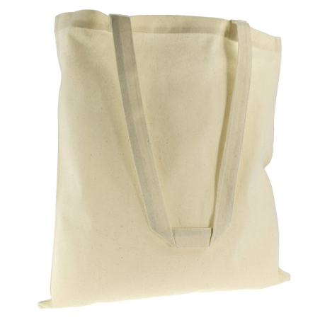 Torba bawełniana ecru 38x42cm, 220g/m2 uchwyt długi