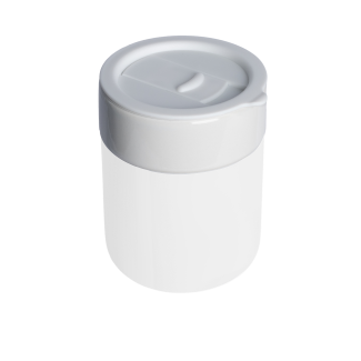 Kubek ceramiczny TEONA z silikonową osłonką z TWOIM NADRUKIEM