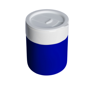 Kubek ceramiczny TEONA z silikonową osłonką z TWOIM NADRUKIEM