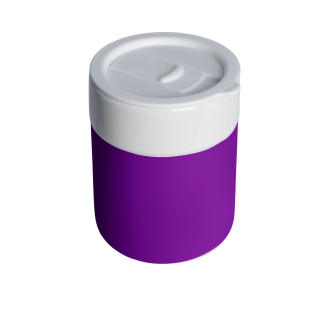 Kubek ceramiczny TEONA z silikonową osłonką z TWOIM NADRUKIEM