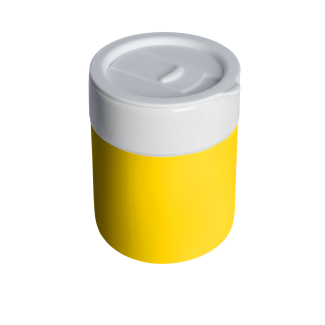 Kubek ceramiczny TEONA z silikonową osłonką z TWOIM NADRUKIEM