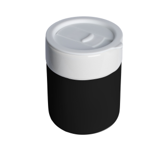 Kubek ceramiczny TEONA z silikonową osłonką z TWOIM NADRUKIEM