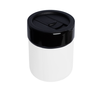 Kubek ceramiczny TEONA z silikonową osłonką z TWOIM NADRUKIEM